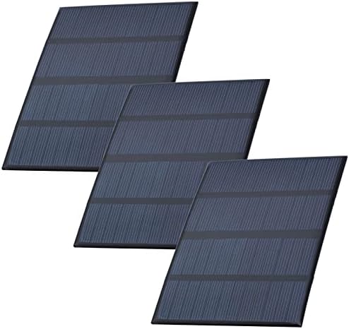 AZDelivery 3 x zestaw modułów z polikrzem, mini panel słoneczny 5 V, 1,5 W, mały panel słoneczny, przenośny system komórkowy, do ładowania baterii, telefonów komórkowych, w wodoszczelnej żywicy