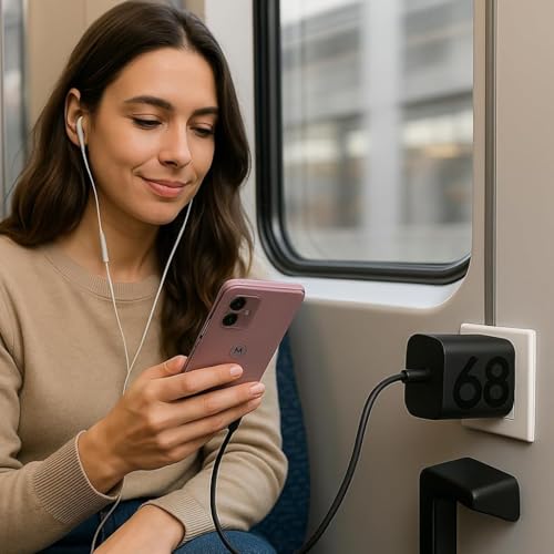 Image of Nothing 45 Watts USB-C Compatible Power Adapter with PD PPS Technology (White) (MT-68W-Combo-V1)