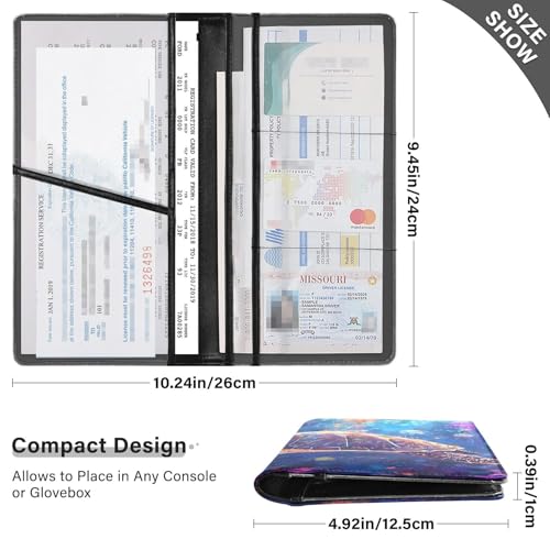 Organizador de documentos para auto slim miniatura 3