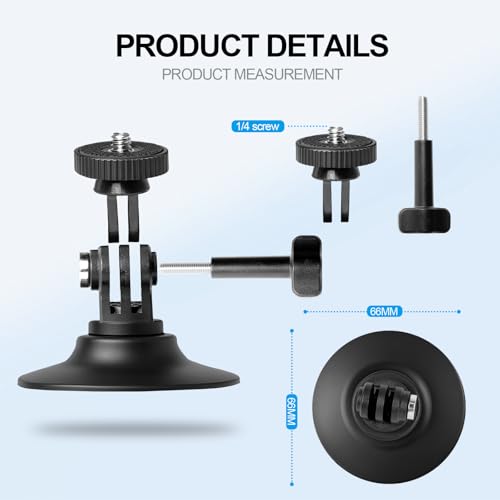 Menton adhésif compatible Insta360 X4 et GoPro, support casque flexible - 2