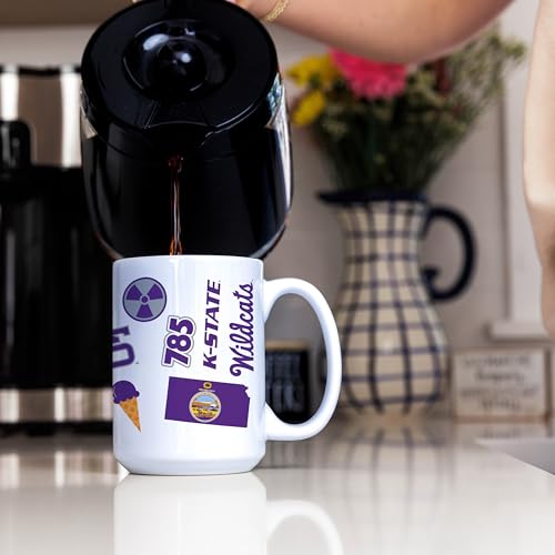 Image of Logo Brands 20 oz Powder Coat Tumbler- Insulated Tumbler with Lid for Water, Iced Tea or Coffee, Smoothie and More