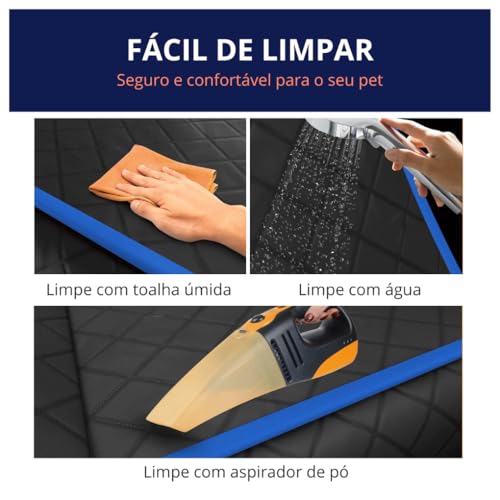 Capa Protetora Banco Traseiro Pet Impermeável Cão Gato