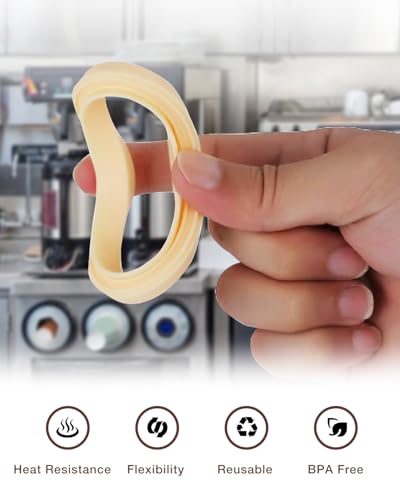 image for duskeep 2PCS 54mm Silicone Steam Ring for Breville Espresso Machine 87