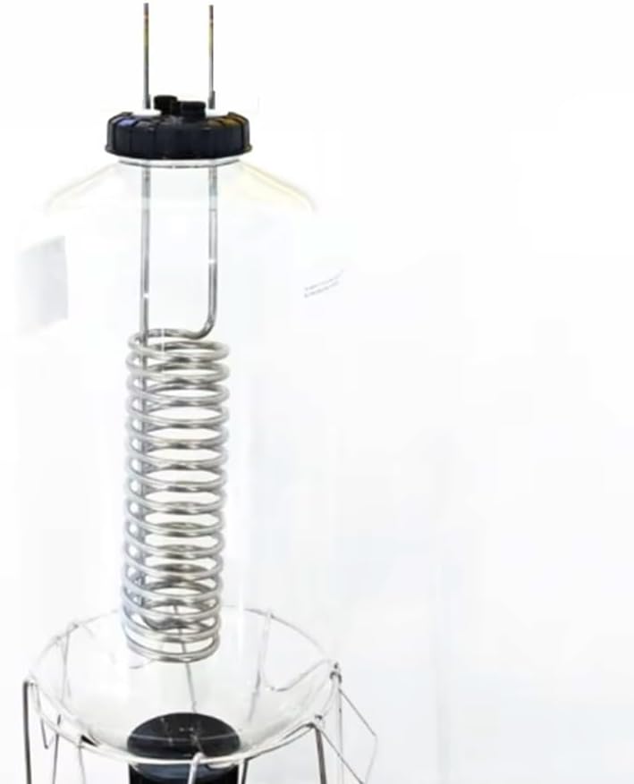 Wort Chiller - Stainless Steel Cooling/Heating Coil for Temperature Control in Home Brewing