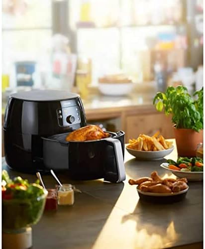 Philips Airfryer XXL Premium, 7.3 l (1.4Kg), O 90% Mniej Tłuszczu Dzięki Technologii Rapid Air, Aplikacja Z Przepisami (HD9650/90)