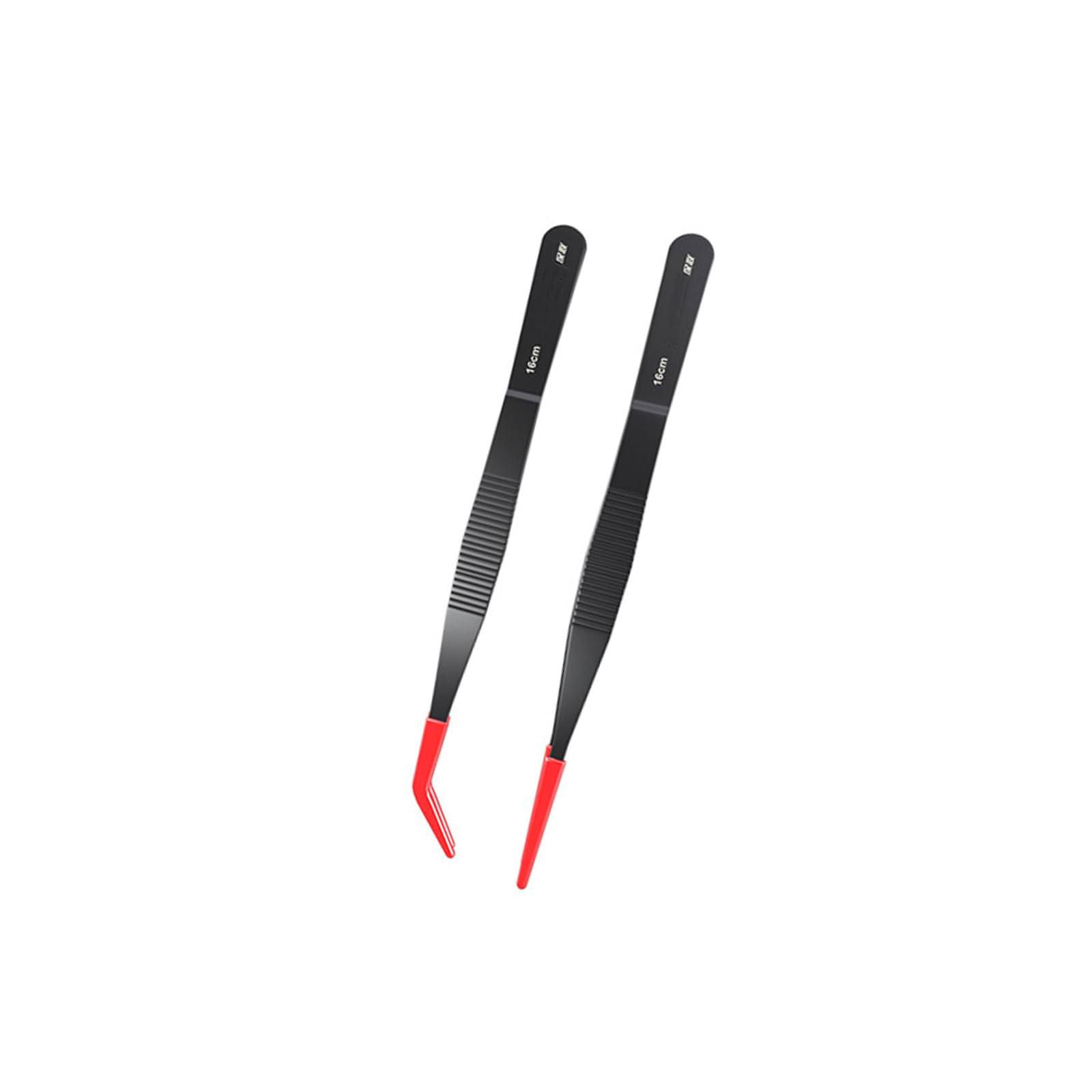 Hdoytxxm 16Cm Duty Stainless Steel Feeding Forceps Set Of 2 Ergonomic Design With Silicone Tip For Reptiles And Small Pet Care Ergonomic Reptiles Feeding Tweezers