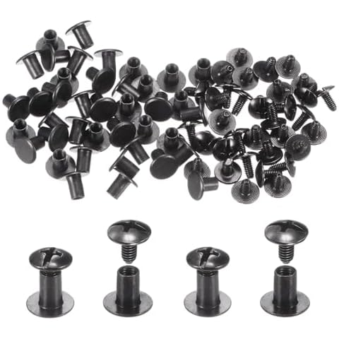 uxcell 100set Chicago Screws Cover