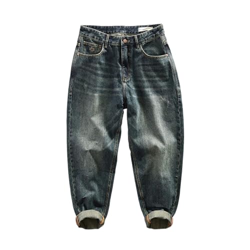 Men's Autumn Pants Vintage Jeans for Men Winter Trousers Male Casual Pants