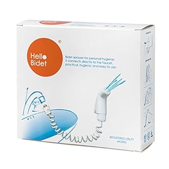 Foto di Bidet Portatile HELLO BIDET, Doccetta Bidet Igiene Intima, Si collega al Rubinetto, Doccino Adatto a tutta la Famiglia, Ideale per Anziani e Persone con Difficoltà Motorie, Prodotto Italiano