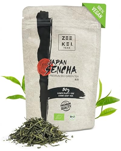 MatchaMagic Organic Sencha Tea - Japanese Green Tea 80 g - Loose ...