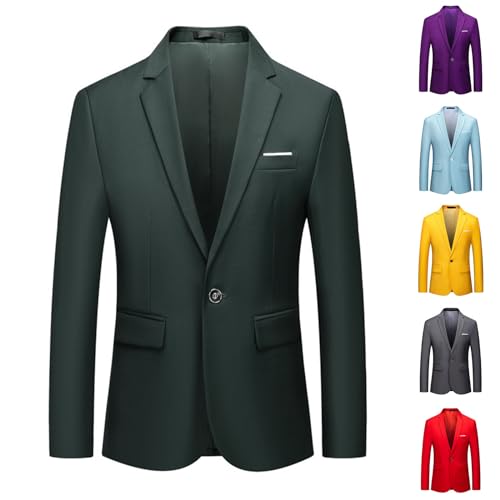 Veste de costume homme slim fit extensible à un bouton - 2