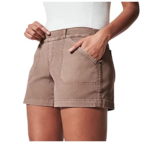 Lawore Stretch Twill Shorts, 2023 New Forlair Stretch Shorts, Women's Casual Sport Stretch Twill Sh