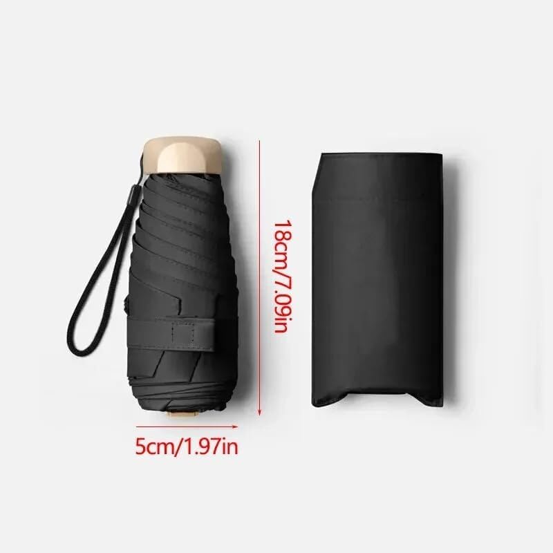 Travel Umbrella, 1Pc Mini Sun Umbrella Pocket Rain Folding UV Ultraviolet Protection