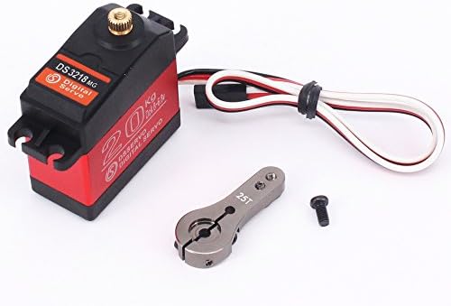 ZOSKAY 1X DS3218 Update servo 20KG Full Metal Gear Digital servo Baja servo Waterproof servo for Baja Cars( Control Angle 270)