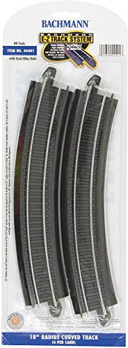 Bachmann 44401 Trains - Snap-Fit E-Z Track 18 Inch Radius Curved Track thumb #4