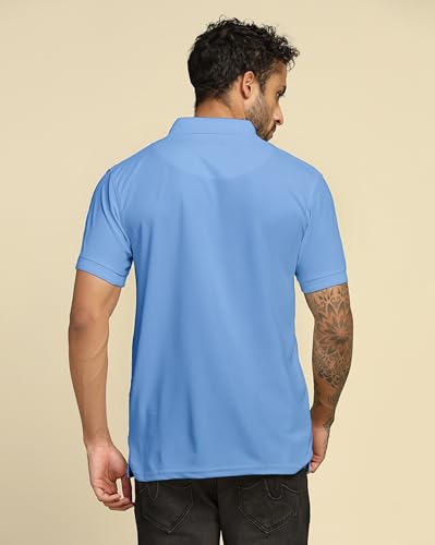 Image of VastraVibes Men's Polo Regular Fit T-Shirt