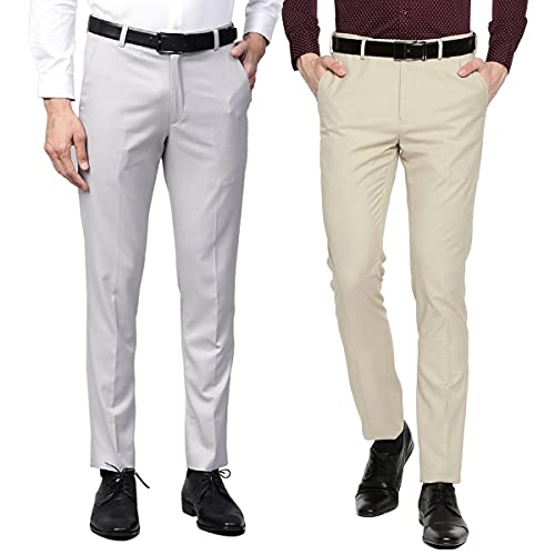 Image of Men's Regular Fit Formal Trousers Combo