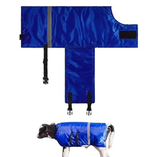 Calf Blanket - Keep Your Calves Warm and Protected with This Cozy Calf Saver Coat - Windproof and Thickened for Ultimate Belly Protection - Ideal for Cows and Goats - 1PCS