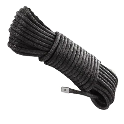 Riloer Corda di traino resistente per auto da 12 tonnellate, 9 mm x 26 m, cinghia di traino per recupero di emergenza, compatibile con ATV UTV Trailer e fuoristrada