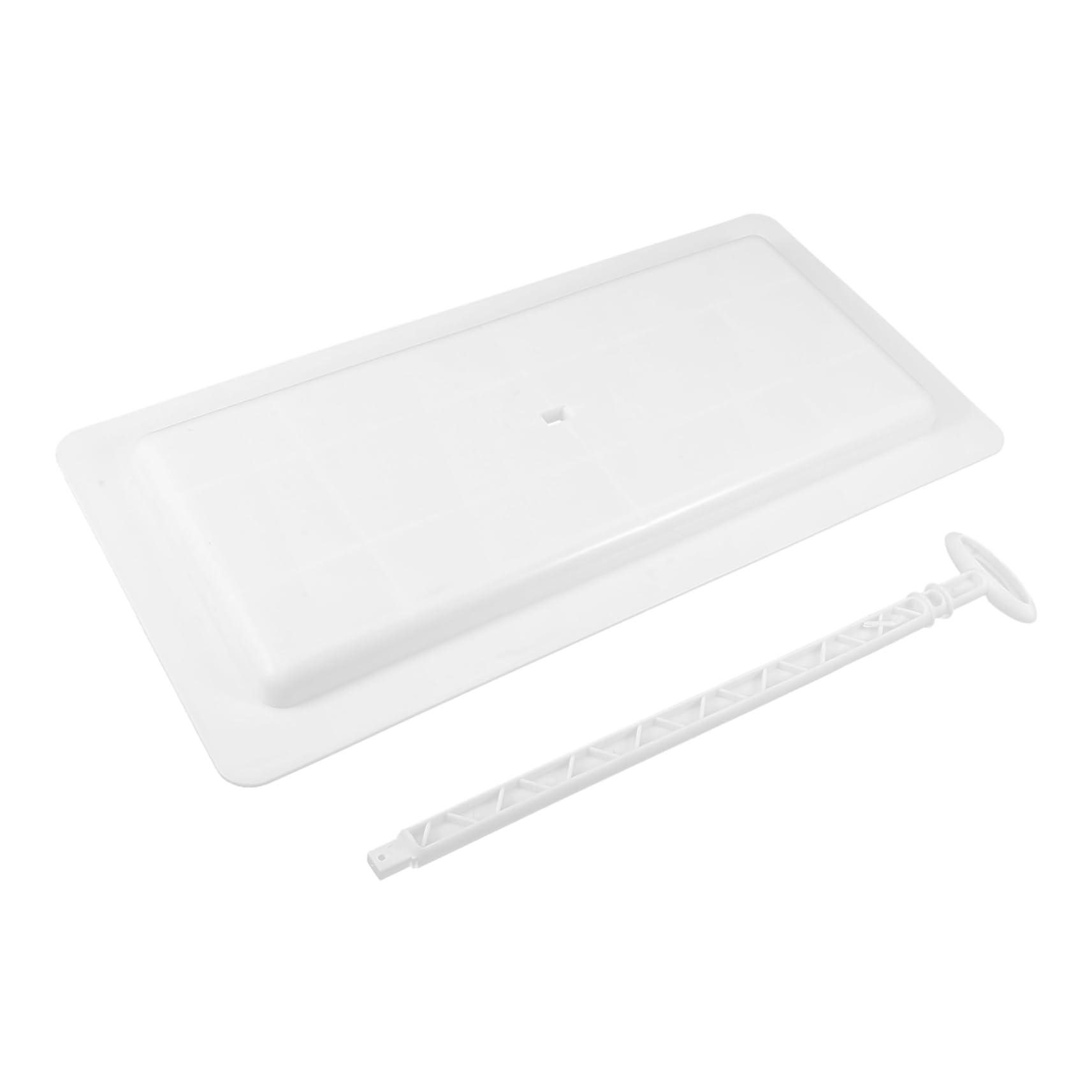 Mikinona 1 Set Squatting Toilet Lid Cover Durable Toilet Stool Pan Cover with Design for Fresh Bathroom for Home Use