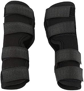 Fdit Knee Braces For Small Dogs1 Pair of Dog Rear Leg Brace Pet Surgical Injury Bandage Wrap Heal Wound Protector(M)