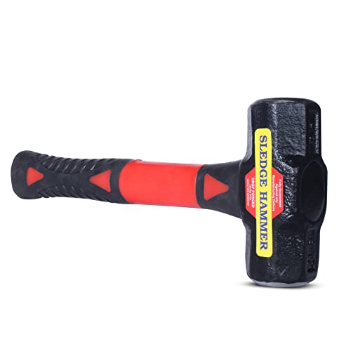 GIZMO Sledge Hammer 2 Lbs Heavy Duty Drilling Hammer, Carbon Steel Crack Hammer With Shock Absorbent Handle For Construction, Home Improvement, Maintenance Sledge Hammer With Fibre Handle - Image 3 thumbnail