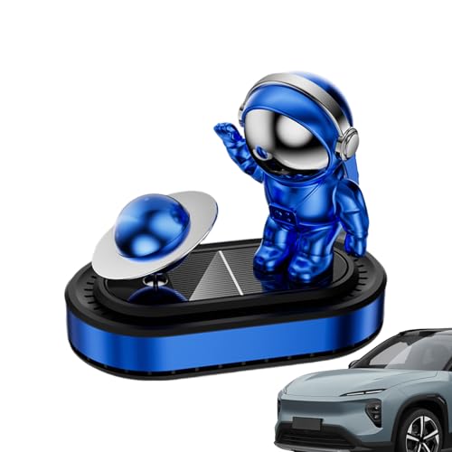 Solar Car Air Freshener, Astronaut Car Scent Diffuser, Rotatable Car Air Diffusers, Car Aromatherapy Fresheners, Car Perfume Orn