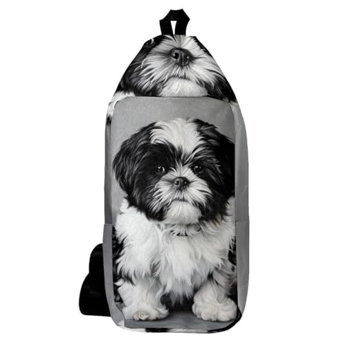 Mochila de hombro Shih Tzu ajustable de 16x36.5x8.4cm para uso diario