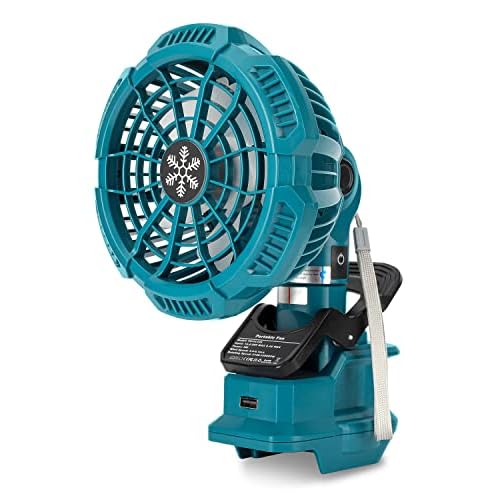 Taingwei Portable Clip on Fan for MT 18V LXT lithium Battery,Battery Powered Stroller Fan with 3 Energy Efficient Speed Settings for Bedroom,Outdoor,Camping and Job Site(Tool Only)