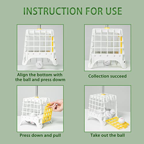 OLE ANDIGO Golf Ball Retrievers 40 Telescopic Balls Golf Ball Retriever,Golf Ball Picker Upper,Ball Retriever Tool Golf,Golf Ball Basket, Golf Accessories Kit,Golf Tool for Ball Retriever