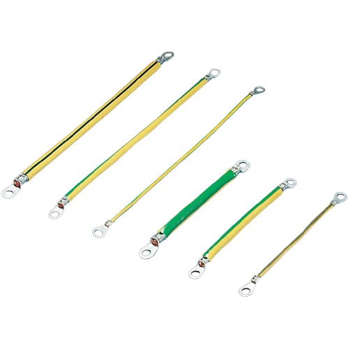 Rittal 2564.000 Grounding Wire, M8 connection, for 4mm squared diameter, 6.69" Long