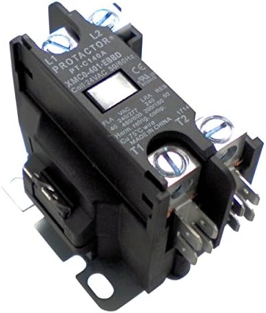 Protactor 1 Pole 40 AMP Heavy Duty AC Contactor Replaces Virtually All Residential 1 Pole Models