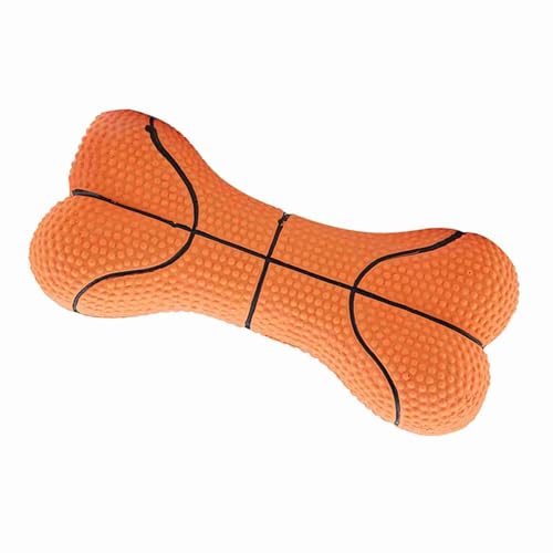 Acouto Haustier -Hund Spielzeug Biss Latex Knochenpapler Kauen Spielzeug Schön angenehm. Haustier Spielzeughund Biss Latex Knochen Spielzeughund Kauen (Basketball)