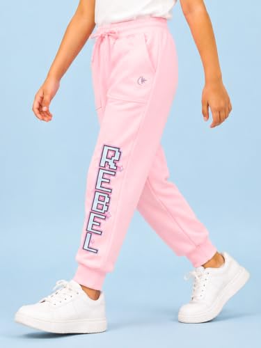 Image of KiddoPanti Boys Solid Fleece Track Pants | Cotton Poly Fleece Fabric | Ankle Length Bottom Rib | 2 Front Patch Pocket | Elastic Waist & Drawcord | Jogger Track Pants for Boys