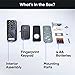 Wyze Auto-Lock Bolt, Fingerprint Keyless Entry Door Smart Bluetooth Deadbolt Replacement, Backlit Keypad, IPX5 Weatherproof, in-App History and Scheduled Access, BHMA, UL 20-Min Fire Rated