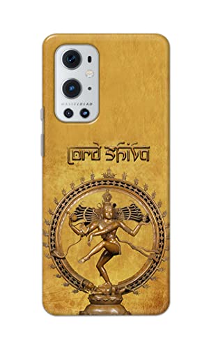 Image of PRINTFIDAA Lord Shiva As Nataraj Printed Designer Hard Case for OnePlus 9 Pro Back Cover -(e) RPM1004