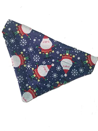 Christmas Santa's Over the Collar Dog Bandana That Slips onto Their Existing Collar Size Small