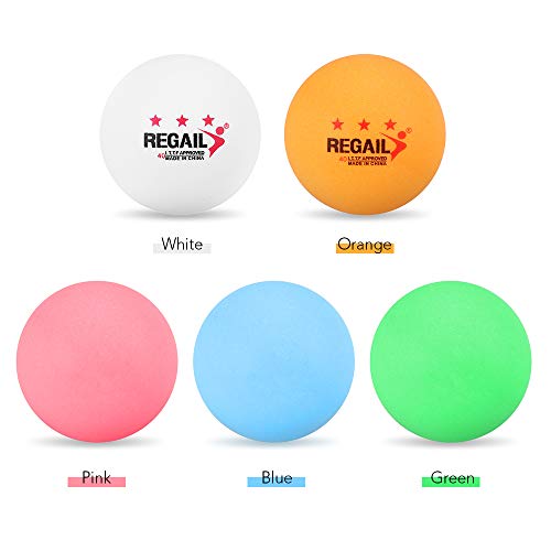 Ajcoflt 24Pcs 40mm Bolas de tênis de mesa Bolas de pingue-pongue Amador Bolas de prática de treiname