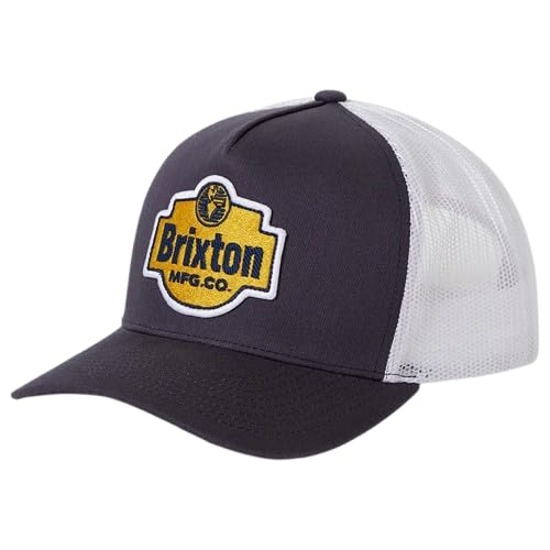 [ブリクストン] GENUINE QLTY C NP MP TRUCKER HAT メッシュキャップ 帽子 11899 MOOD INDIGO/WHITE 25FW 日本代理店正規品