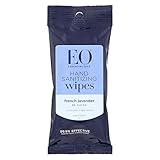 Eo Products Display Hand Santz Wipes Lav -Pack of 6,10 CT