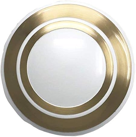 Custom Engraved Modern Pearl White Cremation Urn - White with Bronze Accents, Adult Cremation Urn - Image 5