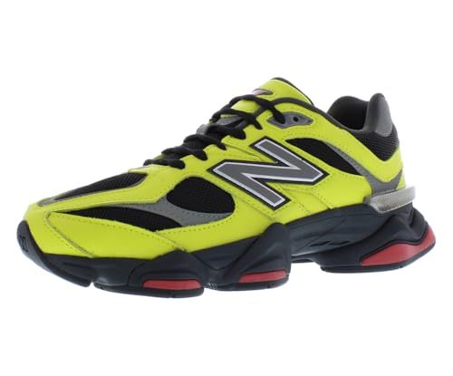 Image of New Balance 9060 Mens Shoes Size 8, Color: Yellow /Silver Grey /Solar Yellow
