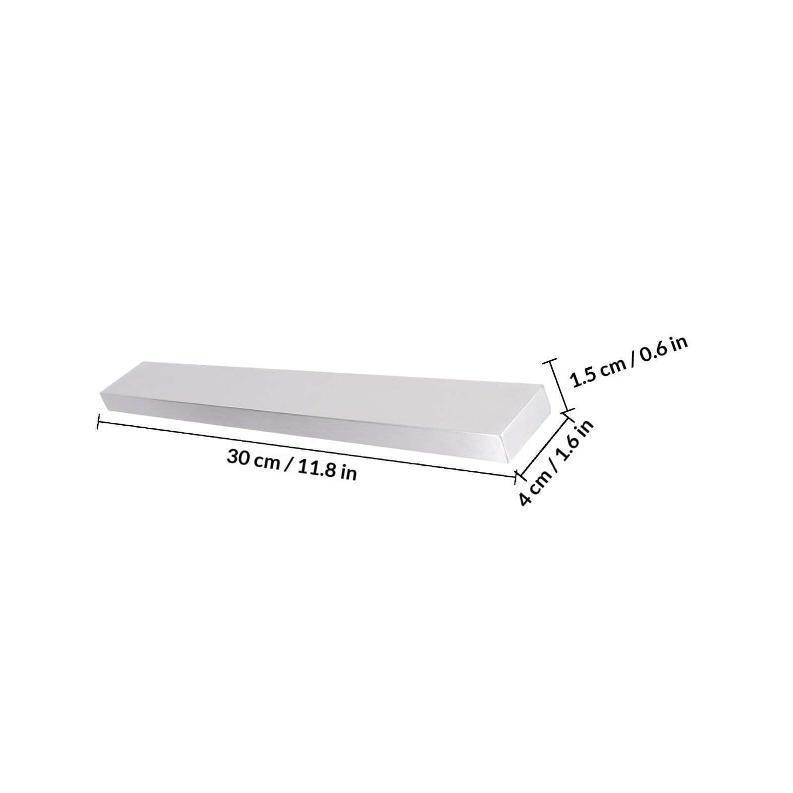 Portacuchillos Magnético de Pared Plata para Cocina, Barra