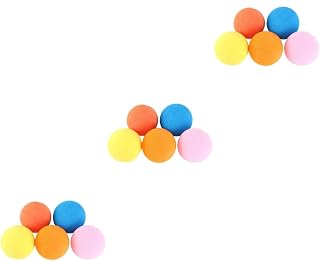 Toddmomy 15 Pcs golf flying toys batting practice balls outside toy flying ball toy range balls Rubber Practice Balls Soft Balls practicing ball indoor ball fitting hollow eva pet ball