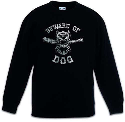 Sweat enfant noir resistant aux jeux exterieurs pour fille et garcon actif