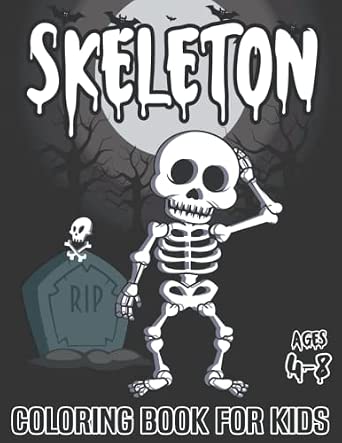 Skeleton Coloring Book for Kids