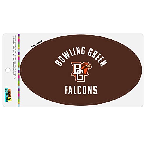 GRAPHICS & MORE Bowling Green Falcon Automotive Car Refrigerator Locker Vinyl Euro Oval Magnet