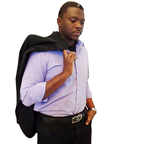 Mens Ratchet Belt, Leather, Signature Series, Automatic Statement Buckle2