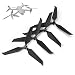 RCGEEK Compatible with DJI Mavic 2 Pro Carbon Fiber Propellers 8743 Quiet Props 3 Blades Strong Pulling Force Quick-Release Foldable Compatible with DJI Mavic 2 Pro Mavic 2 Zoom Drone, 2 Pairs