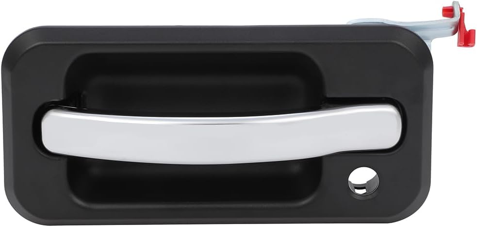 OCPTY Door Handle Exterior Front Driver Left Side Replacement Fit 2003-2009 for Hummer H2 Outside Door Handle Balck/Chrome (1pcs)